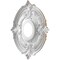 Ekena Millwork Attica PVC Medallion (Canopies up to 5"), 13"OD x 3 1/2"ID x 3/4"P, Metallic Vintage Gold CMP13ATDVG - alternate 2